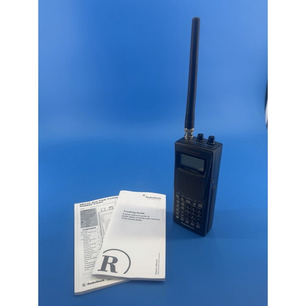 RadioShack PRO-95 1000-Channel Dual-Trunking Analog Scanner Weather Alert 20-525